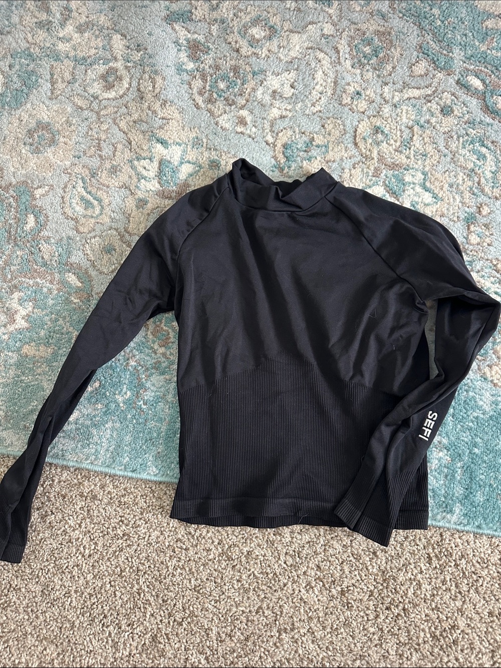 Sefi active long sleeve top Black Long-Sleeve